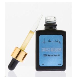 Likwid Rx Stress‎ Reliever 100% Natural Hair Oil 1oz. (30mL) Deep Conditioning
